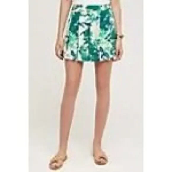 Anthropologie Elevenses Kadu Pleated Skort 6